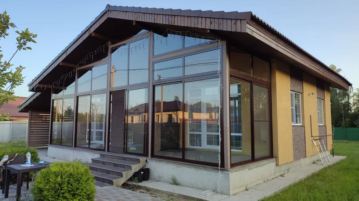 Панорамное остекление дома — проект 10